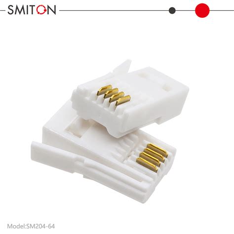 British Connectors Gold Plated Rj P C Pin Uk Modular Plug Uk Rj