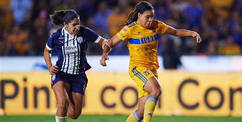 Liga Mx Femenil Tigres Femenil Empató 2 2 Con Rayadas En El Clásico