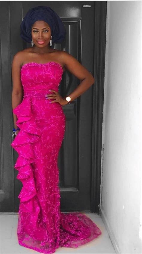 Pin By Princess Ij On Naija Styles Chic Prom Dresses Nigerian Bride