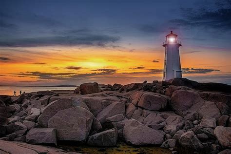 Peggys Point Lighthouse Photograph By Patrick Boening Pixels