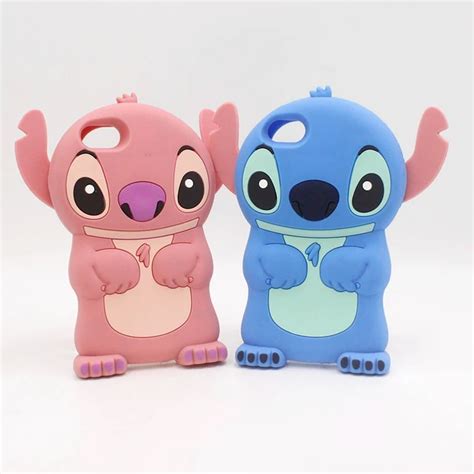 Luxury Cute Lilo Stitch Phone Case Cover For Iphone 7 Plus 4 4s 5 5s Se