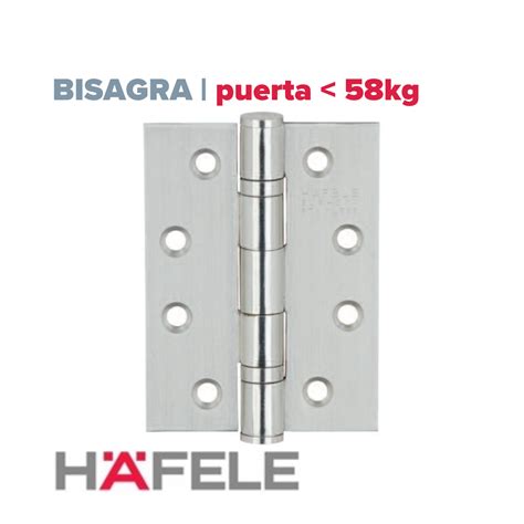 Bisagra Municion 58Kg Ac Inox 102x76mm Caja 1 PZA