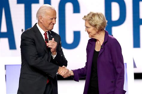 Biden Moves To Lock Down Dems Next Up Elizabeth Warren Politico