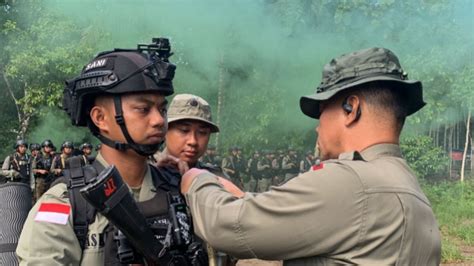 Latihan Pemeliharaan Dan Peningkatan Kemampuan Jungle Warfare Brimob