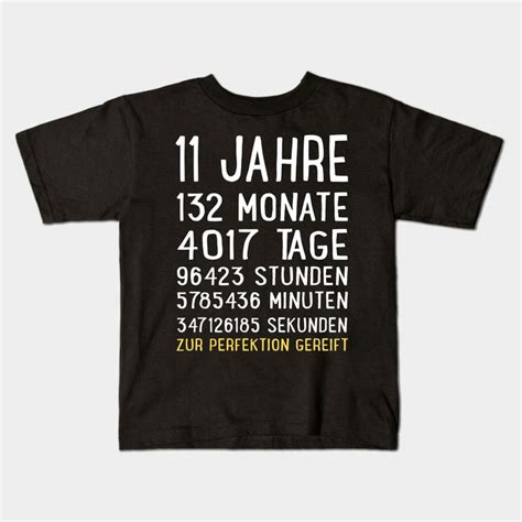 Geburtstag Elften Geburtstag Vintage Elf Jahre Alt Countdown