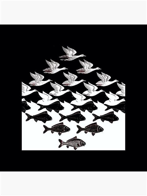 "Sky and Water by MC Escher, 1938.,r by MC Escher, 1938" Photographic Print for Sale by ...