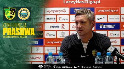 Gks Tv Konferencja Prasowa Po Meczu Z Hutnikiem Krak W Youtube