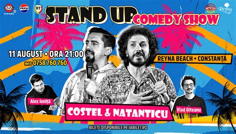 Bilete Constanta Costel Natanticu Stand Up Comedy Pe Plaj