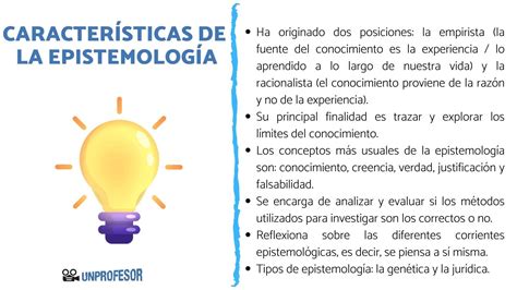 Caracter Sticas De La Epistemolog A Importantes