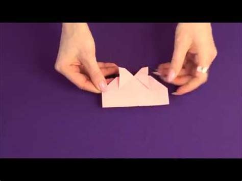 Walentynkowe Origami papierowy pierścionek z sercem YouTube