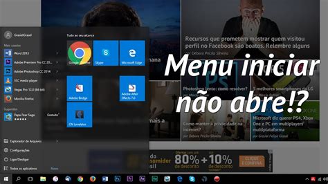 Menu Iniciar E Barra De Notifica Es Do Windows N O Abrem