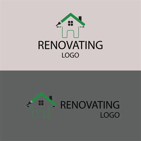 simple renovating logo vector design 10935175 Vector Art at Vecteezy