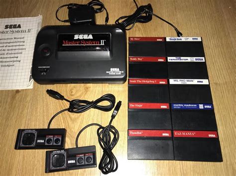 SEGA MASTER SYSTEM II CONSOLE WITH 10 GAMES AND 2 CONTROLLERS | in ...