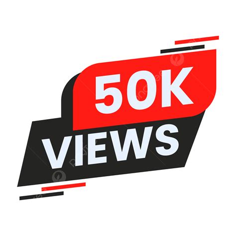 50k Tampilan Spanduk Clipart Perayaan Untuk Desain Thumbnail Youtube