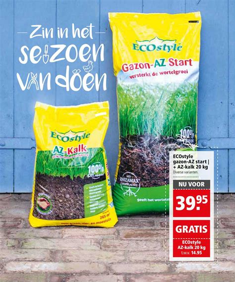 Ecostyle Gazon Az Start Az Kalk Kg Aanbieding Bij Welkoop