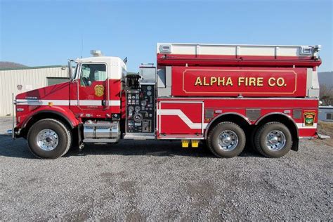 ALPHA FIRE COMPANY Dry Side Tanker Glick Fire Equipment Company