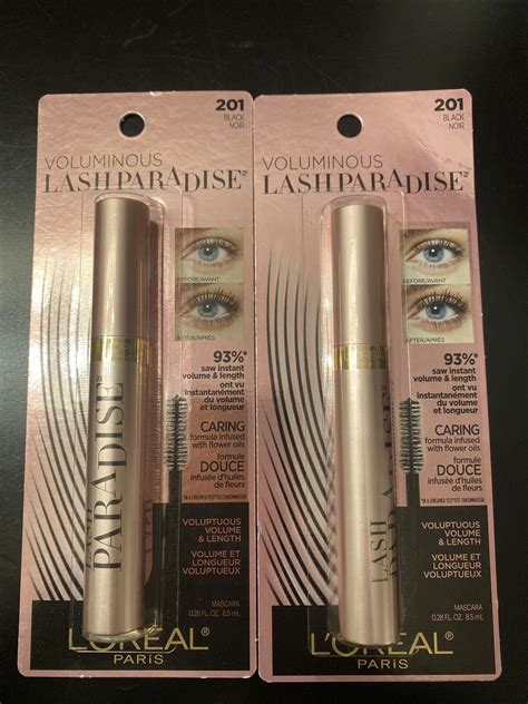 New L Or Al Voluminous Makeup Lash Paradise Mascaras Black