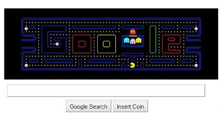 Pacman Doodle Gobbles Up 5-Million Hours of Work Time - TechEBlog