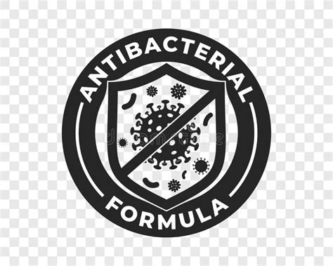 Antibacterial Hand Gel Icon Vector Shield And Virus Logo Anti