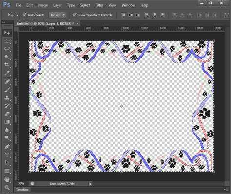 I want to make a border in Photoshop - Graphic Design Stack Exchange