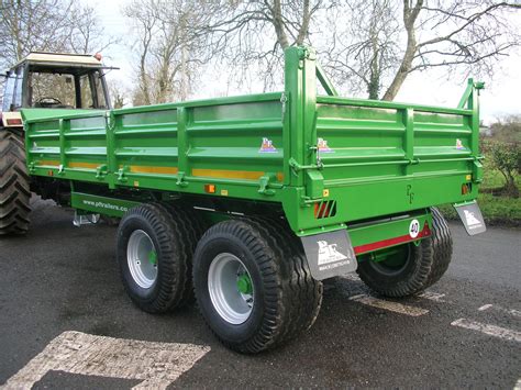 10T Dropside Tipping Trailer PF Trailers Prefab Engineering