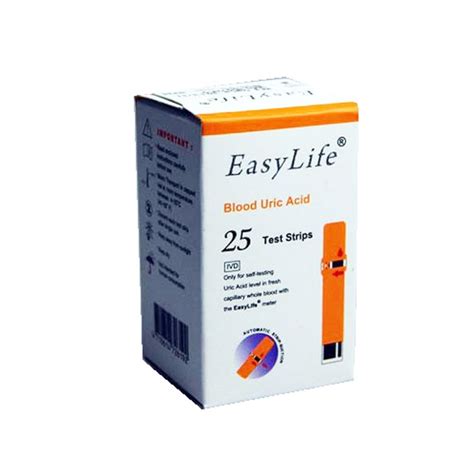 ТЕСТ ЛЕНТИ ЗА ПИКОЧНА КИСЕЛИНА EASY LIFE 25 броя TEST STRIPS EASY