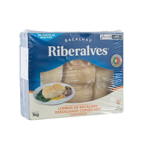 Lombo De Bacalhau Dessalgado Congelado Riberalves Kg