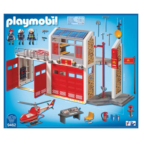 Caserne De Pompiers Et H Licopt Re Playmobil City Action