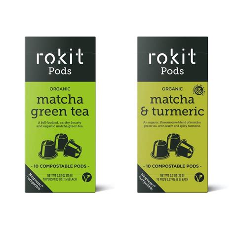 Rokit Pods Matcha Bundle Includes Japanese Matcha Green