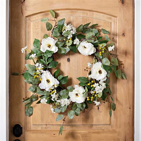 Peony And Eucalyptus Wreath From Kirkland S Eucalyptus Wreath