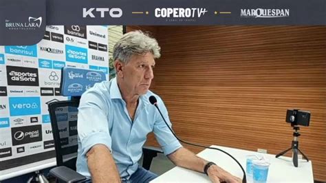 Renato mantém mistério sobre permanência no Grêmio Não tem nenhuma