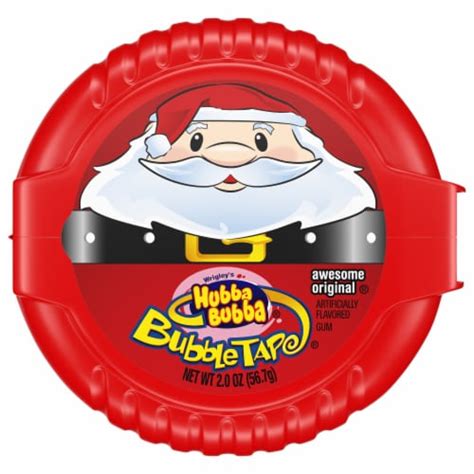 Hubba Bubba Bubble Gum Tape Christmas Candy Chewing Gum, 2 oz - Kroger