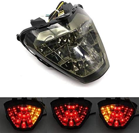 Amazon Mzs Motorcycle Tail Light Turn Signal Led Integrated