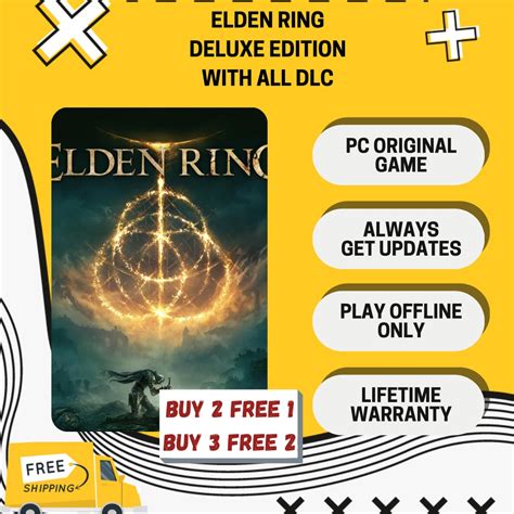 Jual ELDEN RING DELUXE EDITION WITH ALL DLC PC ORIGINAL Indonesia