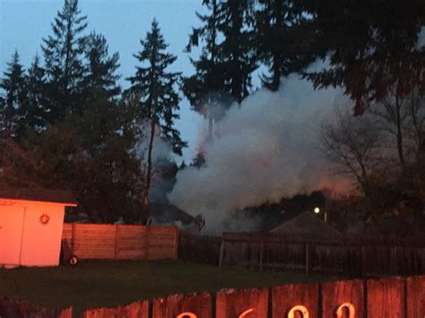 Fully Engulfed Garage Fire Snohomish County Washington NW Fire Blog