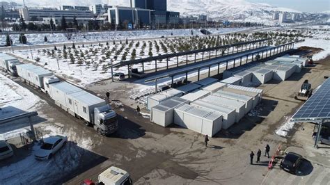 Aksarayda deprem bölgesi için konteyner üretimi Son Dakika Haberleri