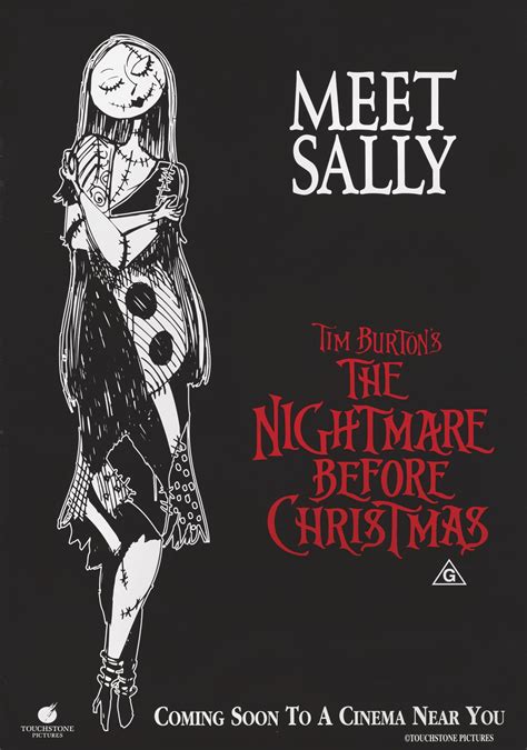 The Nightmare Before Christmas Set Of Advance Posters