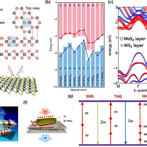 Hg And Band Structure Of Tmds A Lattice Structure Of H Tmds The