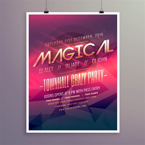 Party Invitation Flyer Template