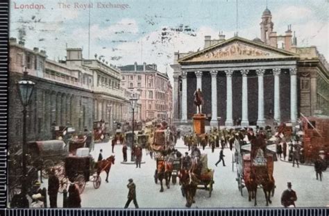 ANCIENNE CARTE POSTALE 1905 London The Royal Exchange EUR 8 32