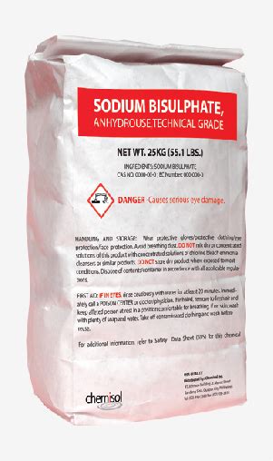 SODIUM BISULPHATE - Chemisol Inc.