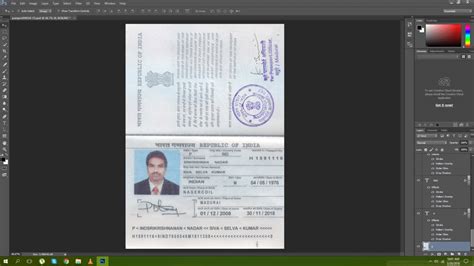 Indian Passport Psd Template -Free Download - Fakedocshop