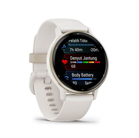 Vivoactive Jam Tangan Gps Dengan Pelacak Aktivitas Ivory