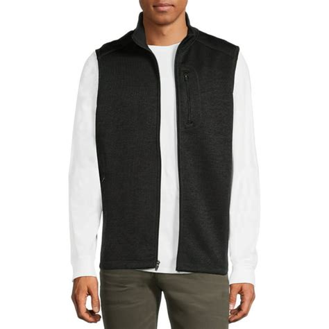 George Mens And Big Mens Fleece Sweater Vest Up To Size 5xl