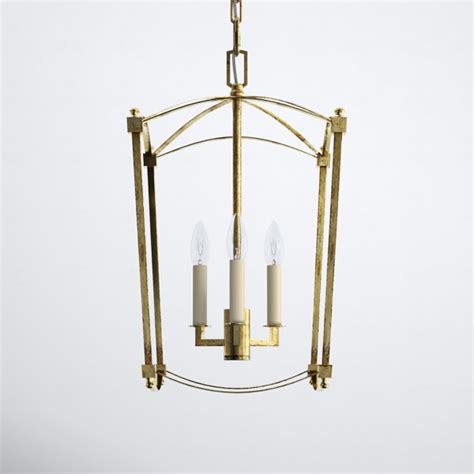 Olive Light Metal Dimmable Lantern Chandelier Reviews Birch Lane