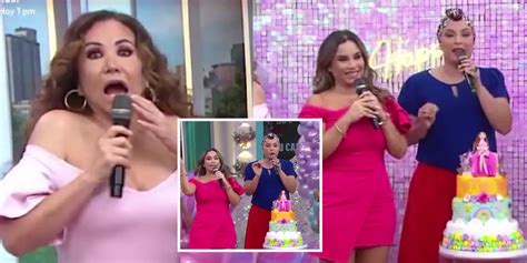 ¡se Pasó Janet Barboza Destruyó La Decoración De Cumpleaños De Ethel Pozo Durante El Programa