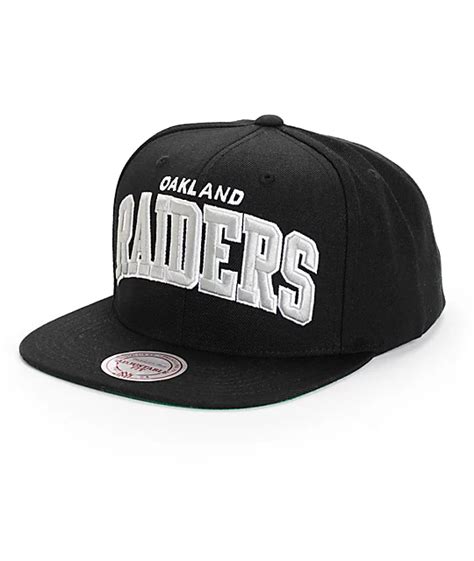 NFL Mitchell and Ness Raiders Arch Snapback Hat | Zumiez