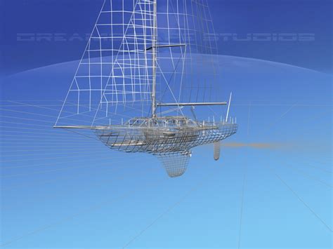 D Cutter Rigged Sailing Sailboats Model Turbosquid