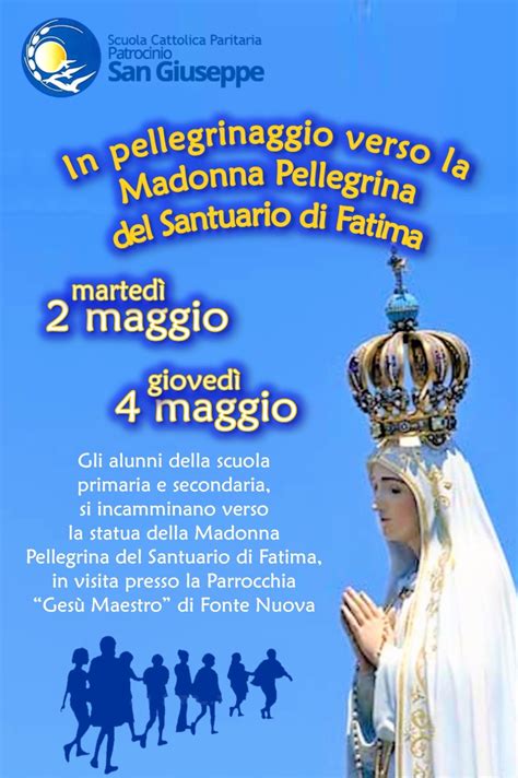 In Pellegrinaggio Verso La Madonna Pellegrina Del Santuario Di Fatima