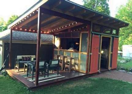 40 Ideas Backyard Bbq Shed Diy For 2019 Bbq Shed Backyard Bar